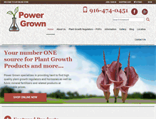 Tablet Screenshot of powergrown.com